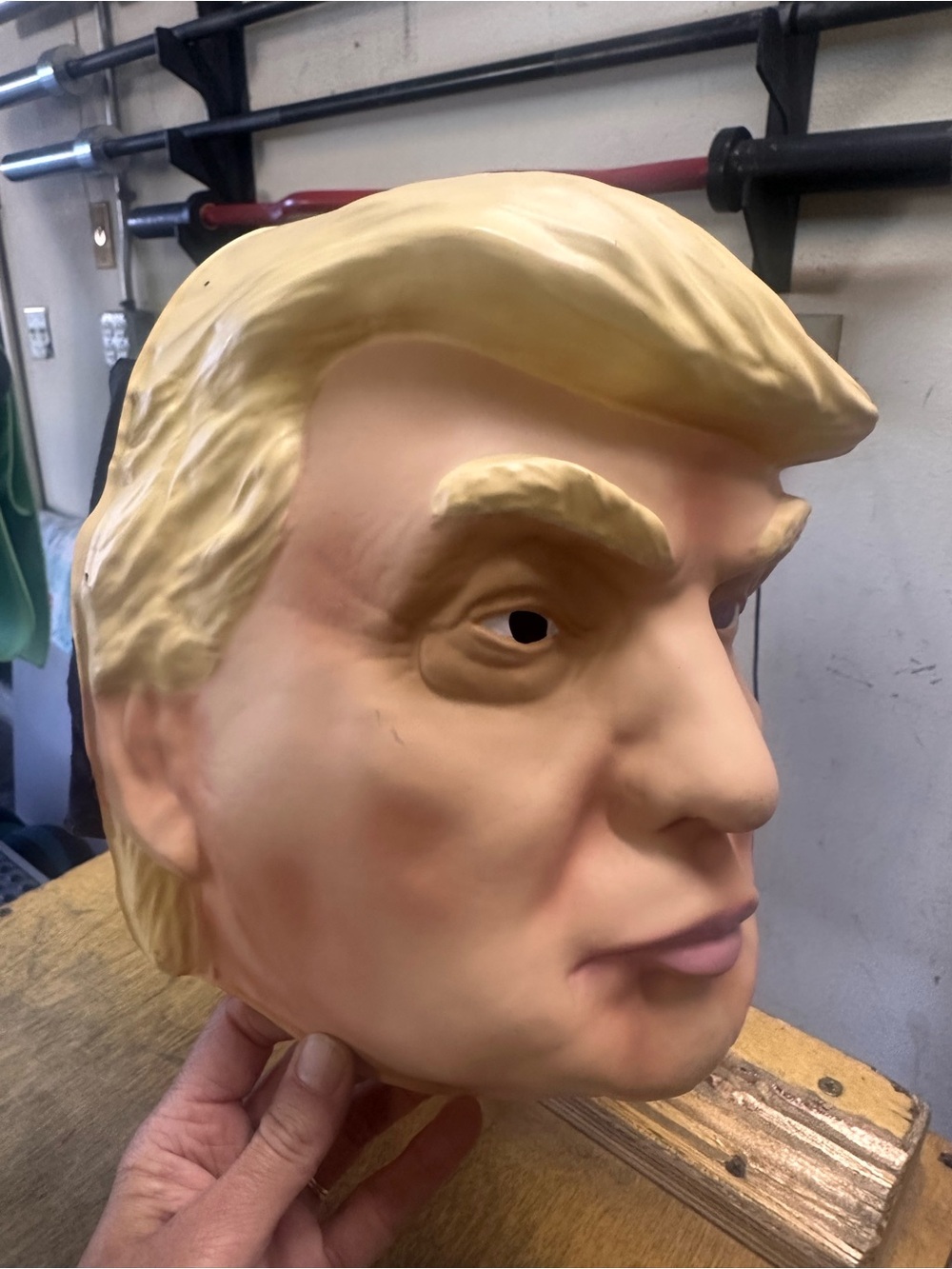 One size fits all Trump mask.
